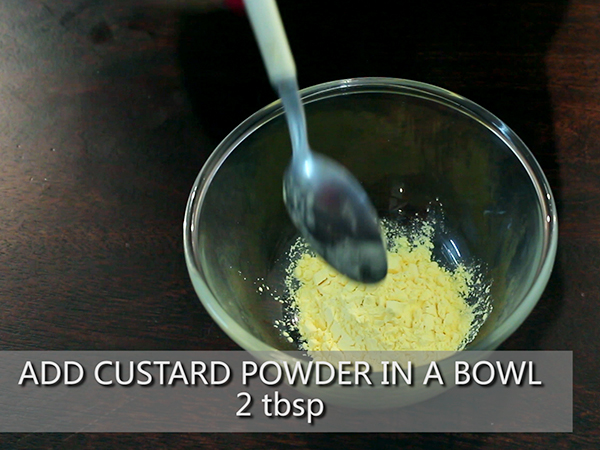 fruit custard recipe