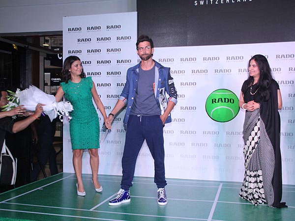 hrithik roshan at rado sportswear launch