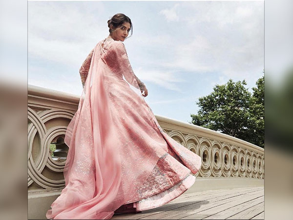sonam kapoor featured in bazaar bride india