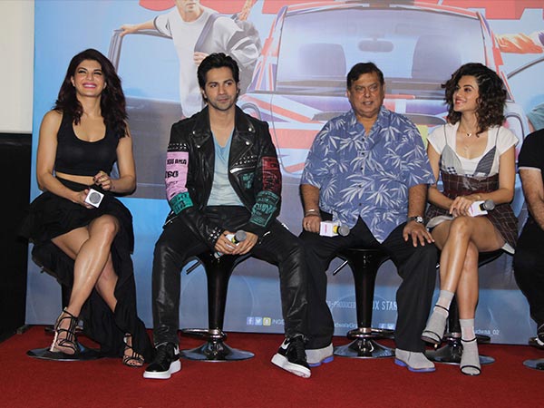 judwaa 2 cast at the trailer launch