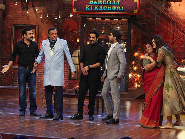 kriti sanon at the drama company sets