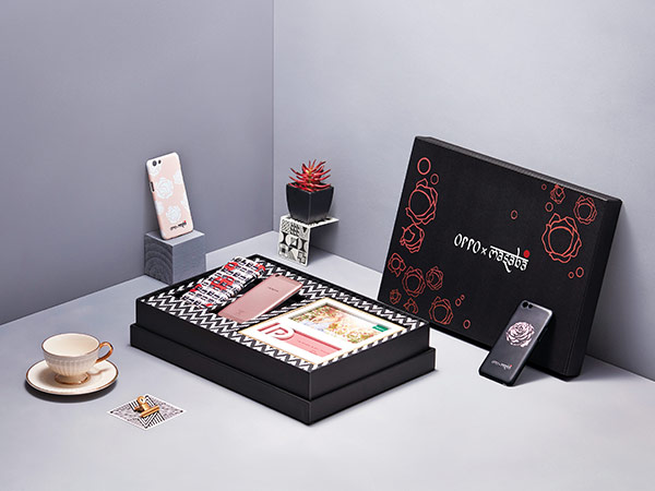 selfie expert OPPO rose gold f3