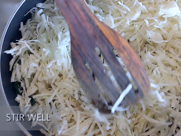 cabbage palya recipe