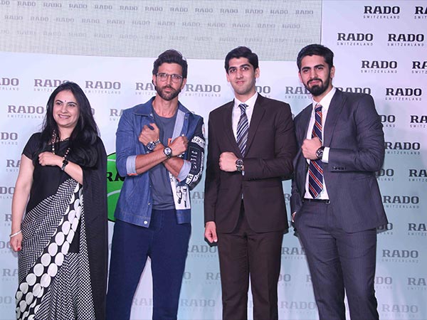 hrithik roshan at rado sportswear launch