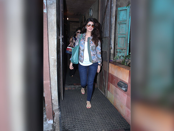 twinkle khanna spotted in mumbai