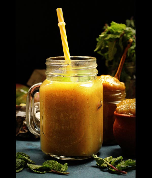 smoky spiced raw mango cooler