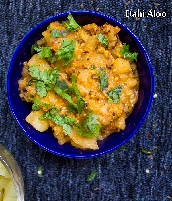 dahi aloo recipe