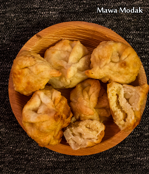fried mawa modak recipe