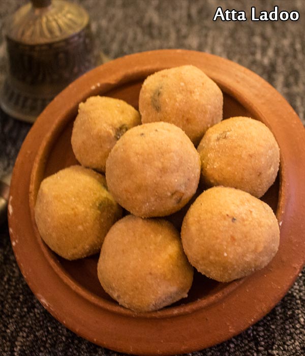 atta ladoo recipe