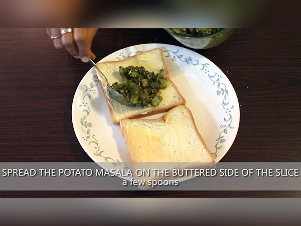 Potato grilled sandwich recipe