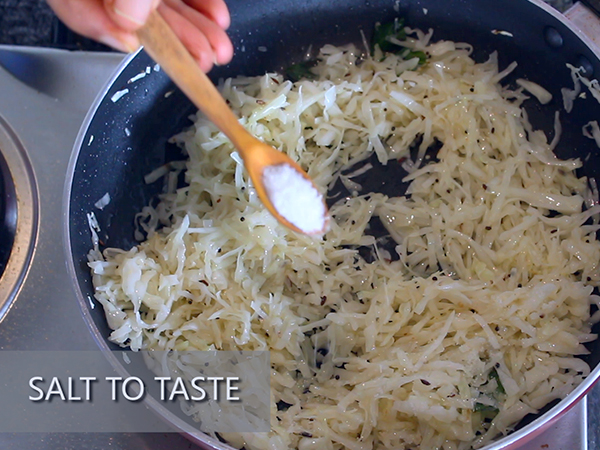 cabbage palya recipe