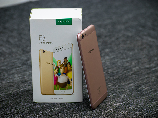 OPPO F3 Rose Gold