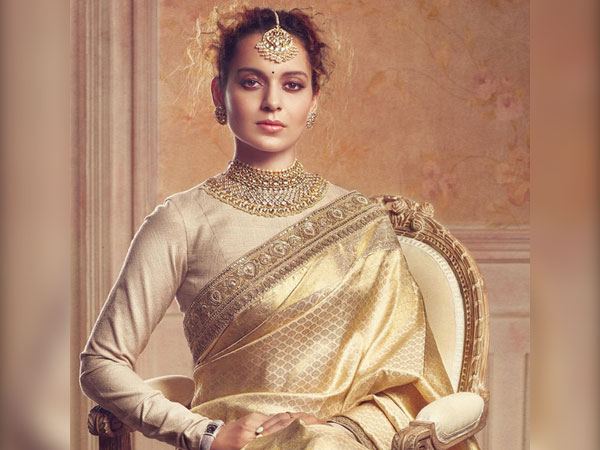 kangana ranaut on bazaar bride cover