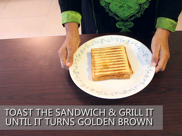 schezwan sandwich recipe