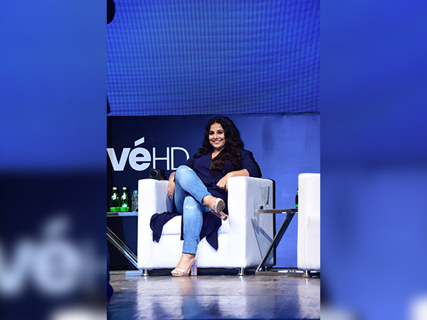 vidya balan at her channel launch