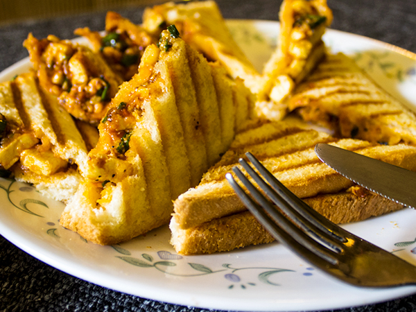 schezwan sandwich recipe