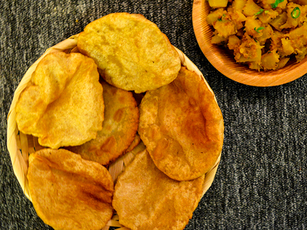 kuttu ki poori recipe