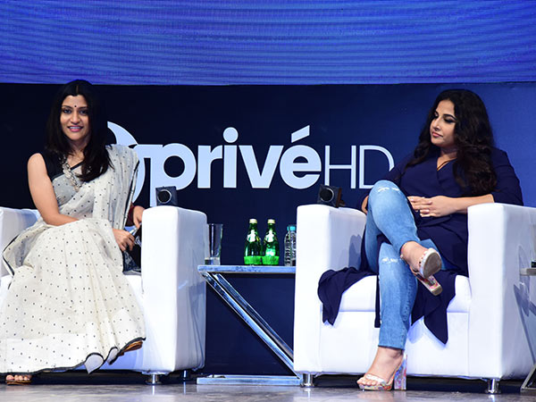 vidya balan at her channel launch