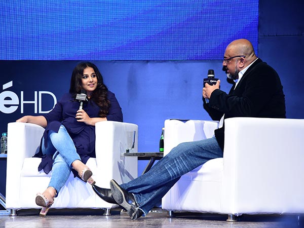 vidya balan at her channel launch