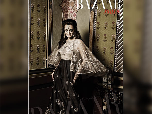 dia mirza harper's bazaar bride shoot