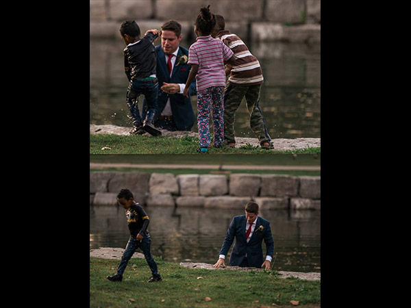 It Was Their Wedding Photo Shoot!