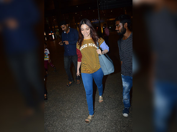 tamanna bhatia airport style