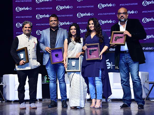 vidya balan at her channel launch