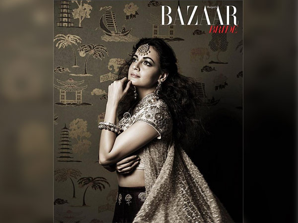 dia mirza harper's bazaar bride shoot