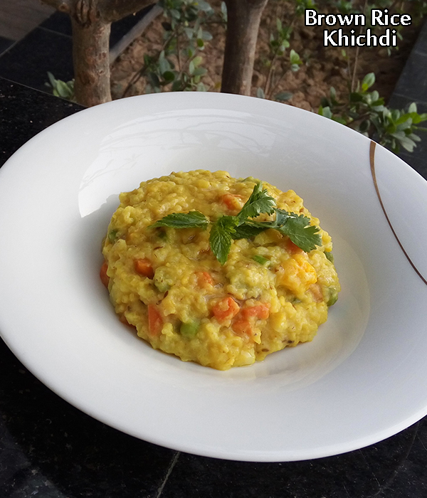 brown rice khichdi recipe