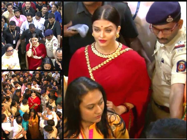 aishwarya rai bachchan at lalbaugcha raja aishwarya rai bachchan at lalbaugcha raja