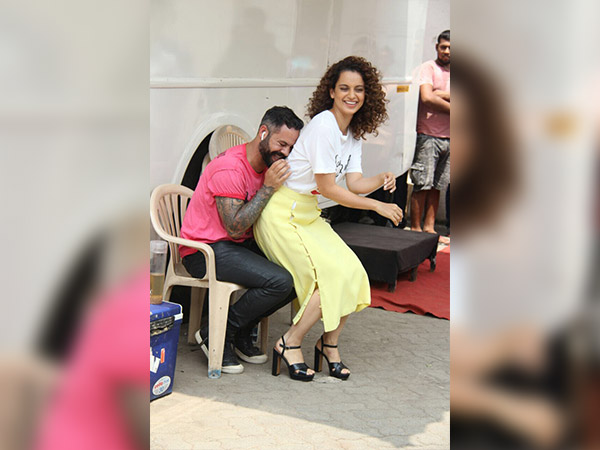 kangana ranaut during simran promotions