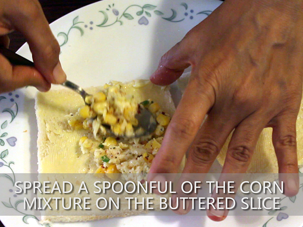 chilli cheese corn sandwich recipe