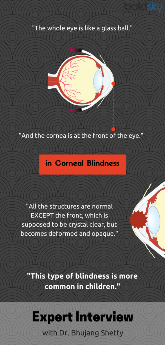 what is corneal blindness infographic