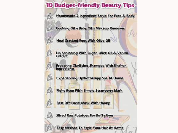 budget friendly beauty tips