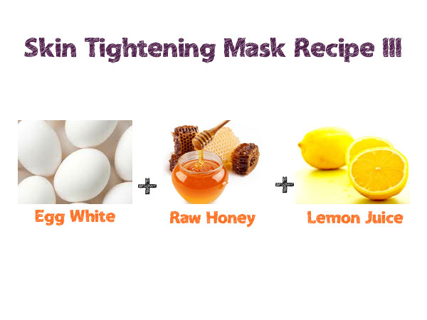 skin tightening pack recipes