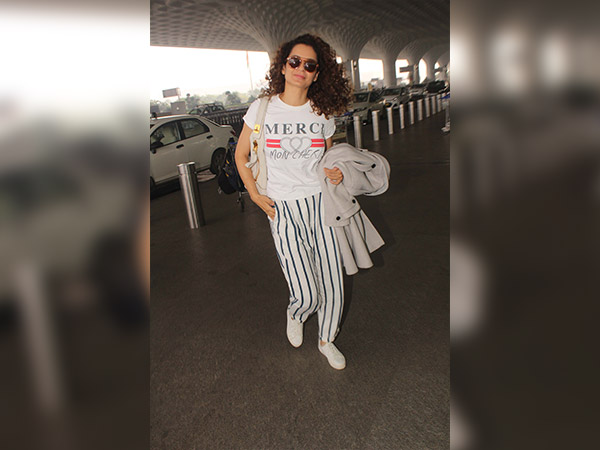 kangana ranaut spotted at airport