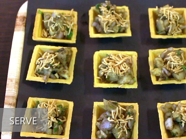 canapes chaat recipe