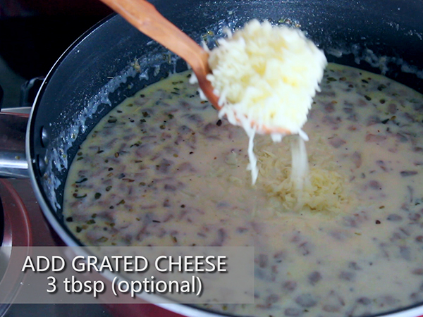 white sauce pasta recipe