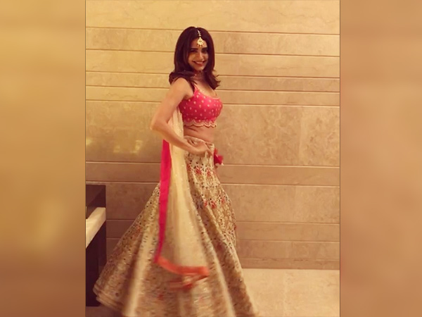karishma tanna at a wedding
