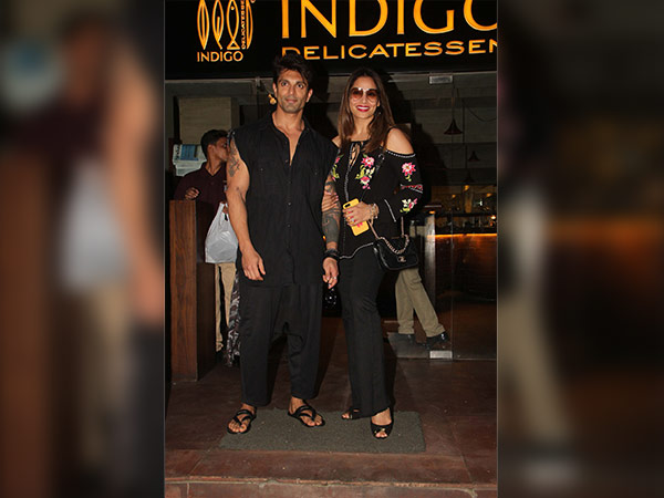 bipasha and karan spotted at restaurant