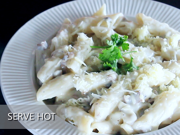 white sauce pasta recipe