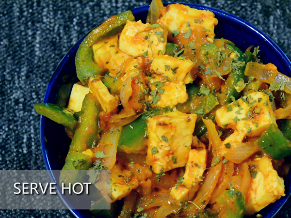 paneer capsicum sabzi recipe