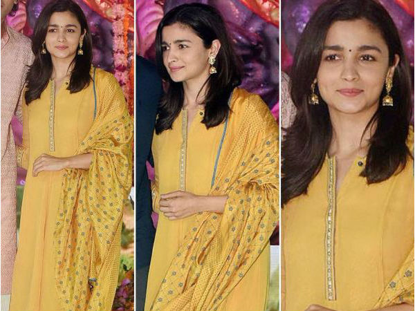 alia bhatt at rani mukherji house for durga puja celebration
