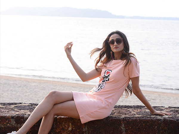 nidhhi agerwal at india beach fashion week nidhhi agerwal at india beach fashion week