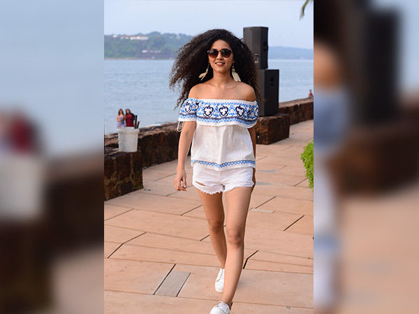 nidhhi agerwal at india beach fashion week nidhhi agerwal at india beach fashion week