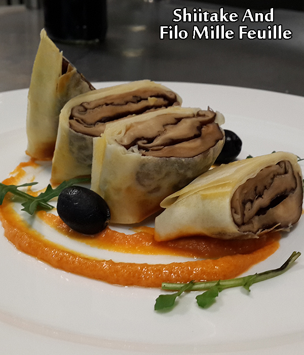 shiitake and filo pie recipe