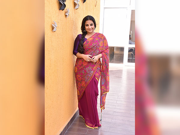 vidya balan look at tumhari sulu success party