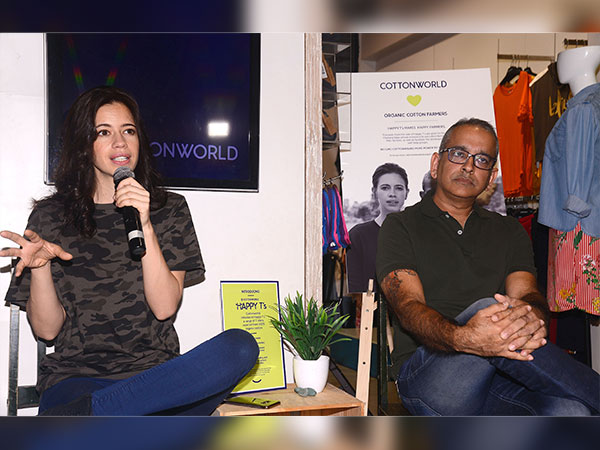 kalki koechlin at cottonworld store kalki koechlin at cottonworld store