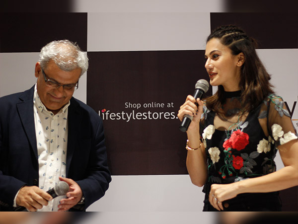 taapsee pannu at lifestyle store inauguration in bengaluru
