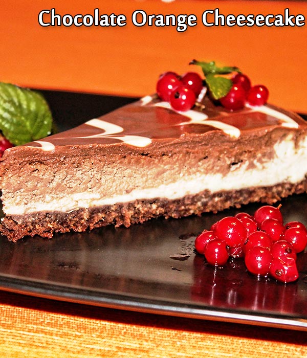 chocolate orange cheesecake recipe